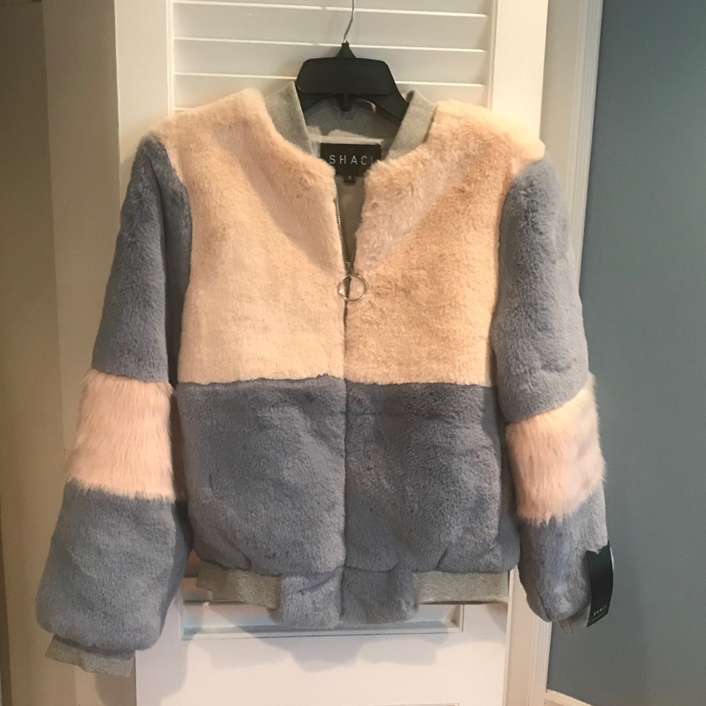 NWT SACHI Faux Fur Jacket